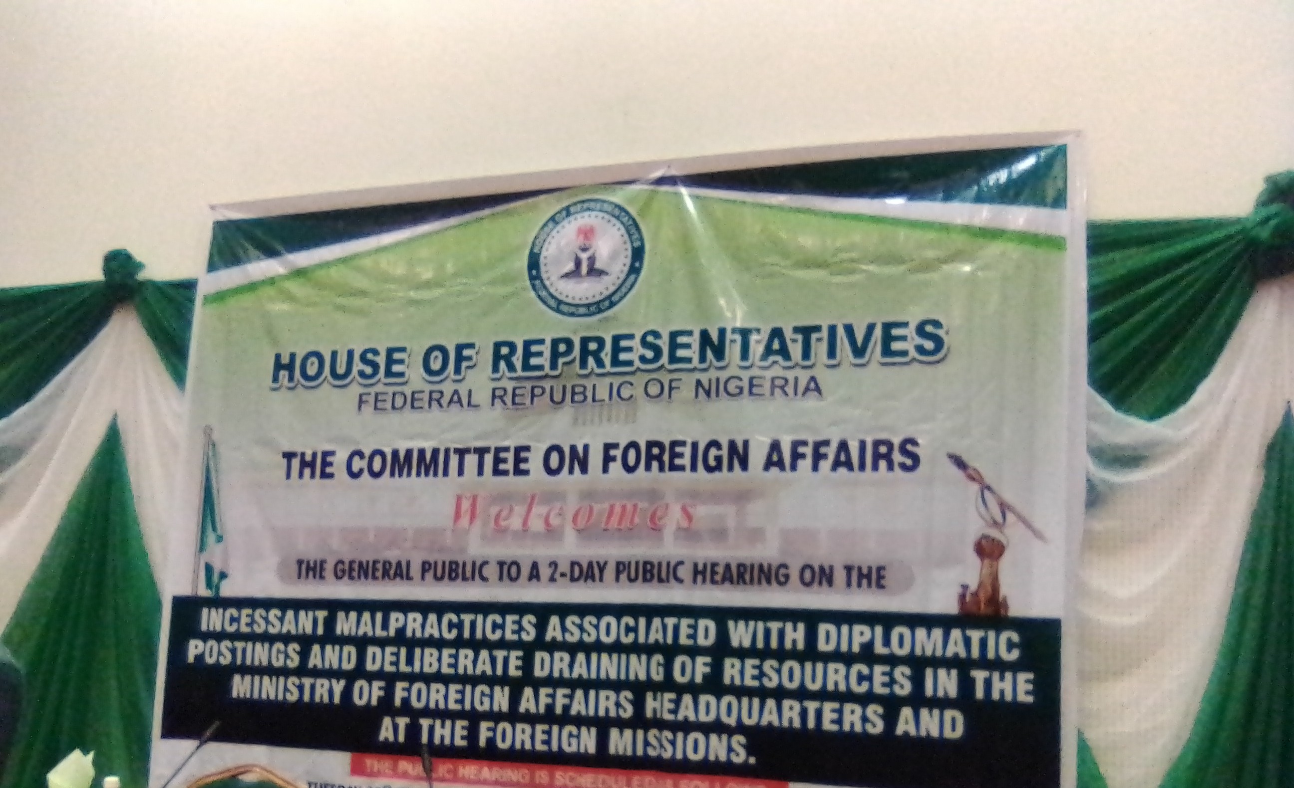 House Of Reps Begins Public Hearing On Alleged Malpractices In Ministry ...